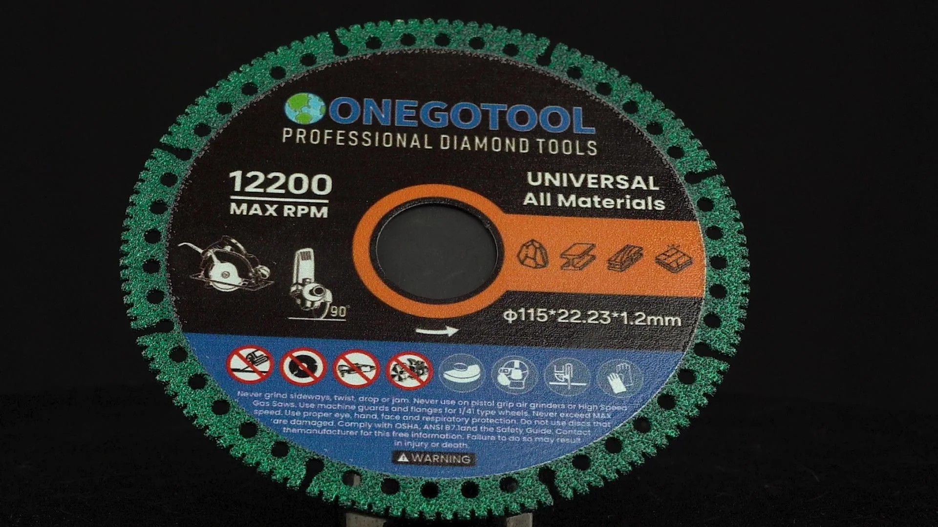 Composite Multifunctional Cutting Saw Blade 110/125mm Ultra-thin Saw Blade Ceramic Tile Glass Cutting Disc For Angle Grinder