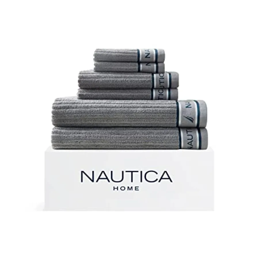 

Полотенца Ba Towels: 100% мягкие, впитывающие, пушистые хлопковые полотенца для ванной, набор из 6 штук.