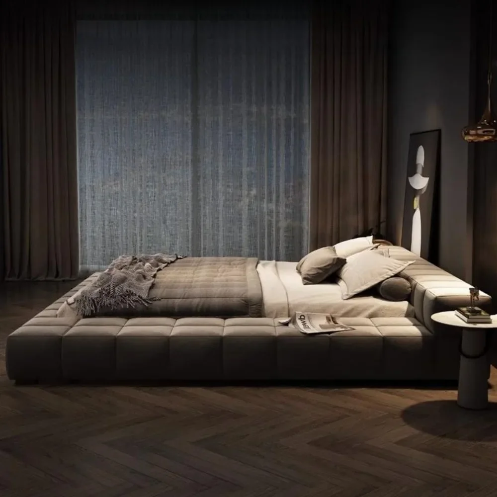 

Bedroom Unique Bed Aesthetic Modern Double Children Bed Luxury Sleeping 180x200 Camas De Matrimonio Dormitorio Home Furniture