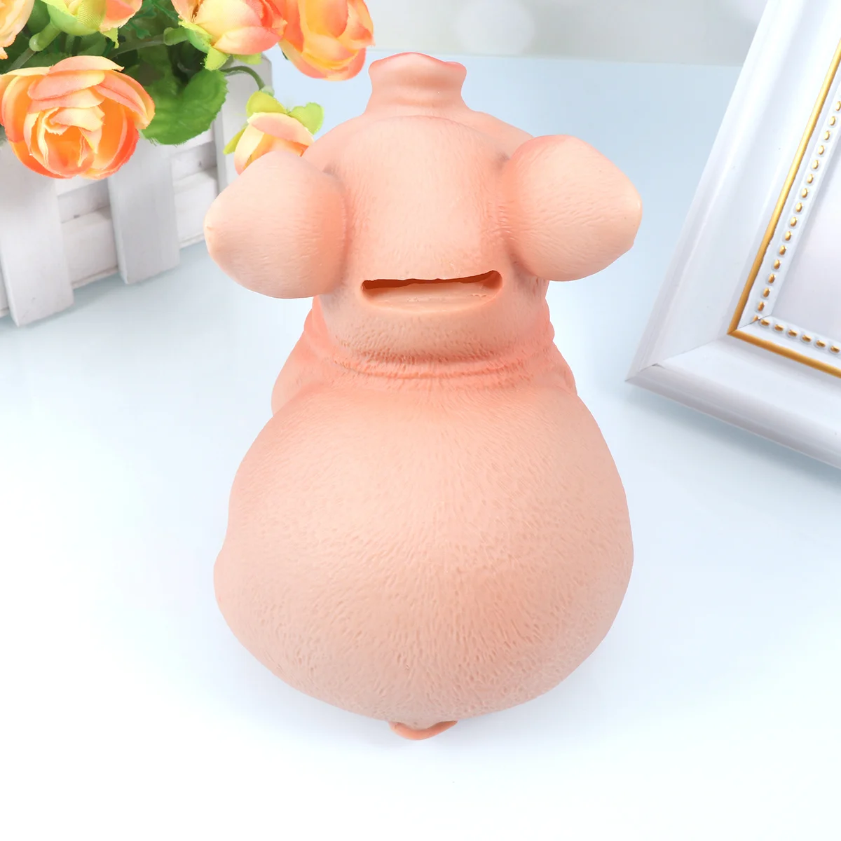 

Piggy Bank Pig Shaped Resin Coin Box Saving Pot Birthday Gift Kids Money Box Desktop Decor Small Size Piggy Bank