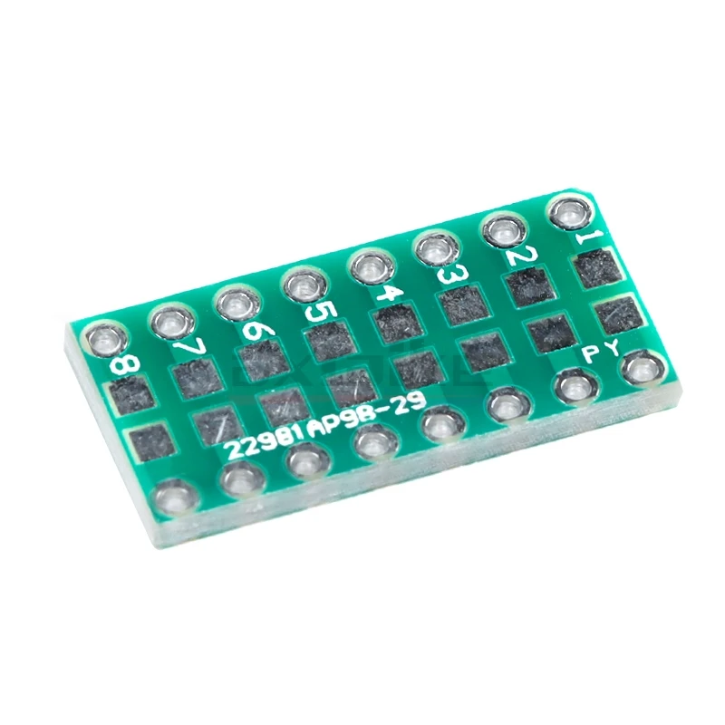 10 peças 0805 0603 0402 para dip pcb placa de transferência dip pin placa passo capacitância resistência adaptador placa de conversão