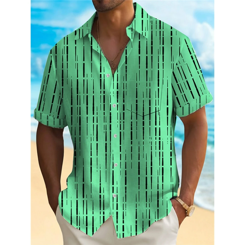 

Men's Casual Shirt Hawaiian Shirt Men Summer 3d Print Casual Short Sleeved Shirt For Men Clothing Breathable Shirts