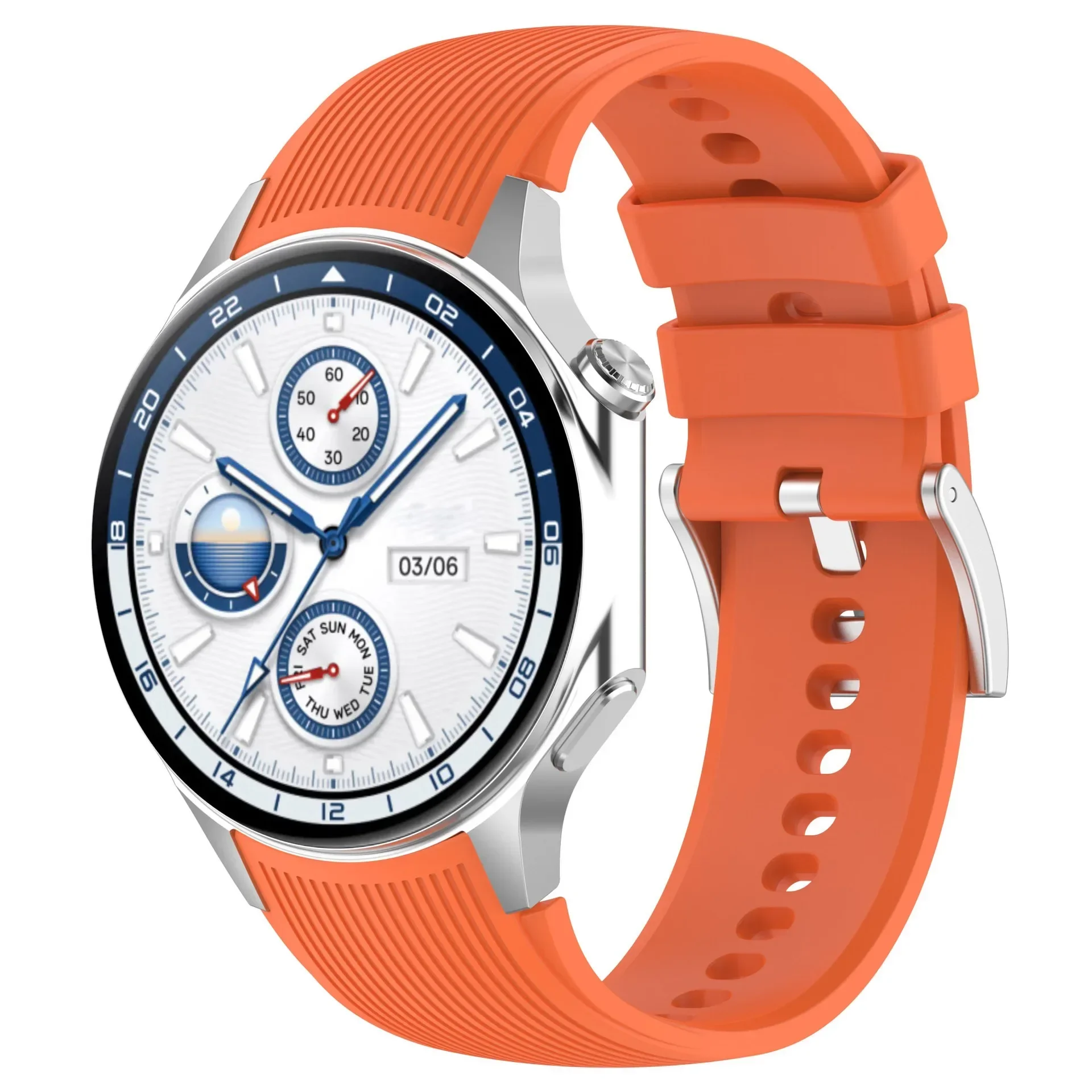 Original Silikonarmband für OnePlus Watch 3 2 2R, keine Lücken, austauschbares Armband, Correa für Oppo Watch X2 X-Zubehör