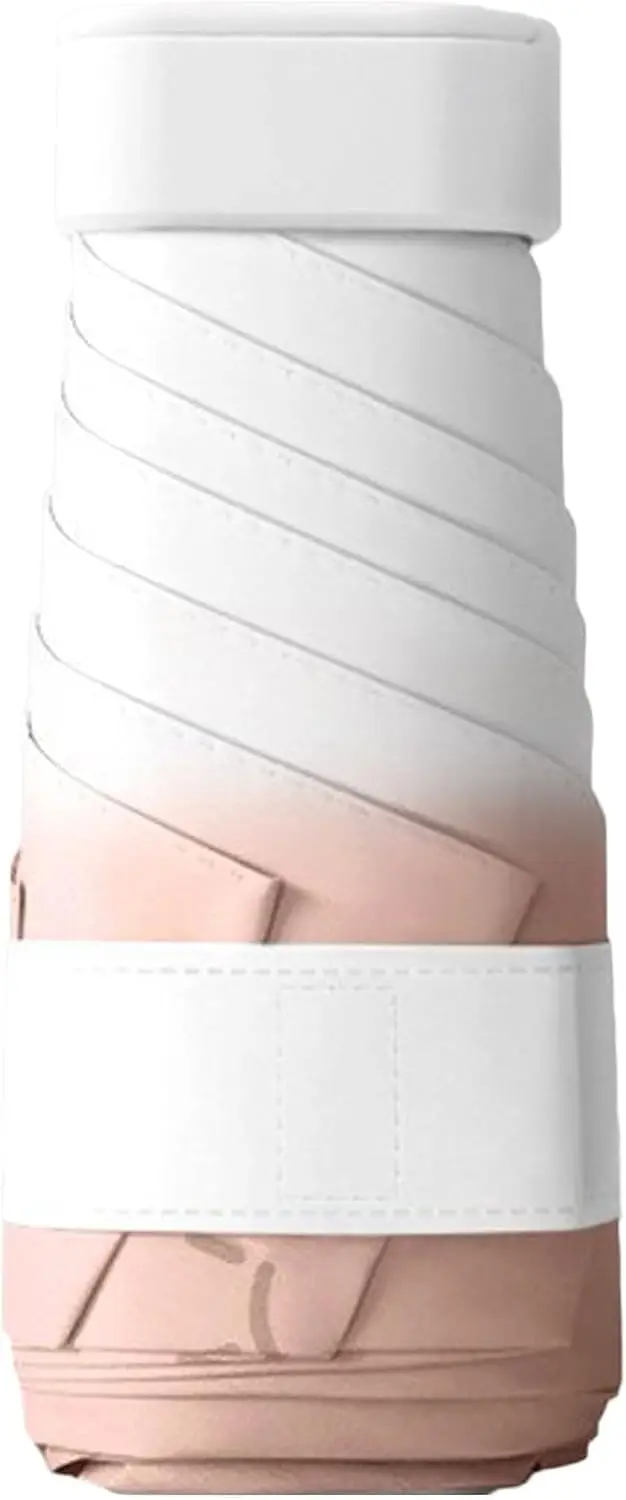 

Travel Sun Umbrella for Purse - Small Compact UV Protection, Lightweight Portable Parasol, Windproof for Women, Men, Kids