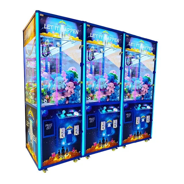 

Neofuns Small Claw Crane Machine Coin Operated Games Toy Claw Vending Catch Machine With Bill Acceptor