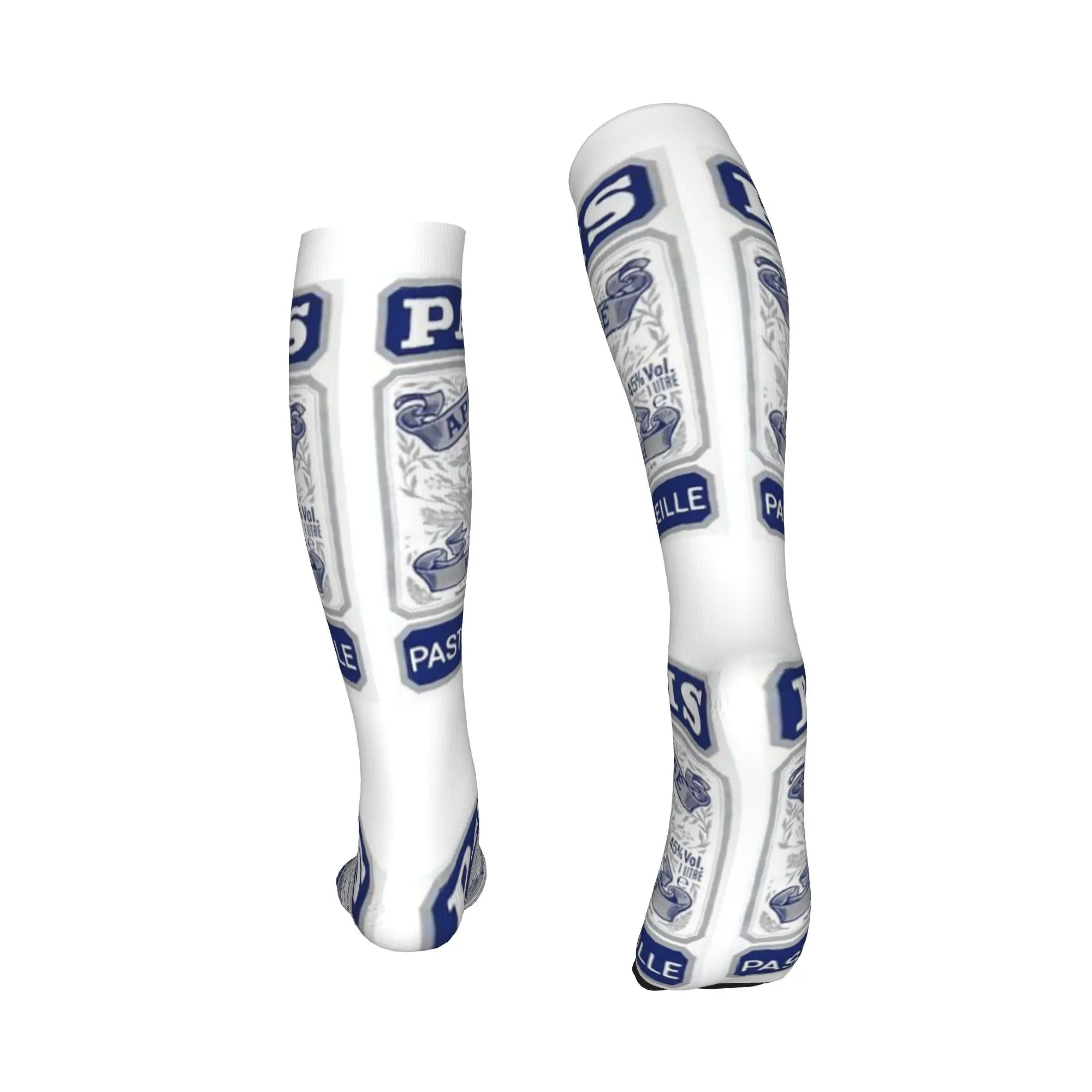 Fashion Pastis From Marseille Ricards Socks Women Men Warm 3D Print  Sports Football Sports Compression Socks view 3