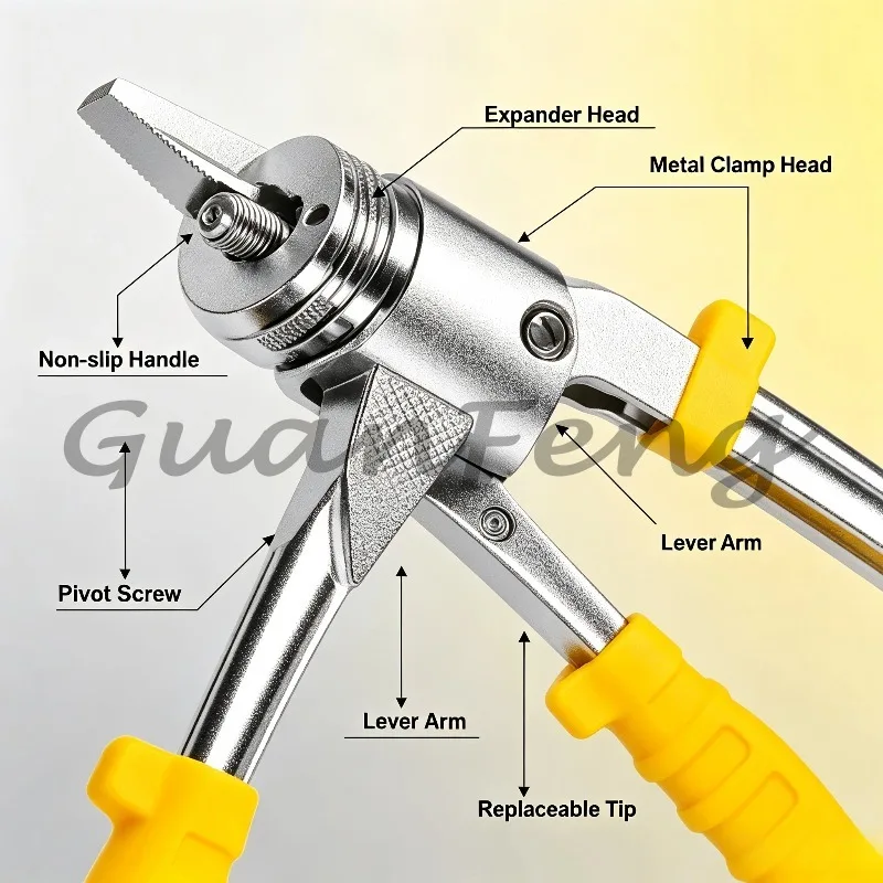 Lever refrigeration copper tube expander CT-100, 10mm-42mm
