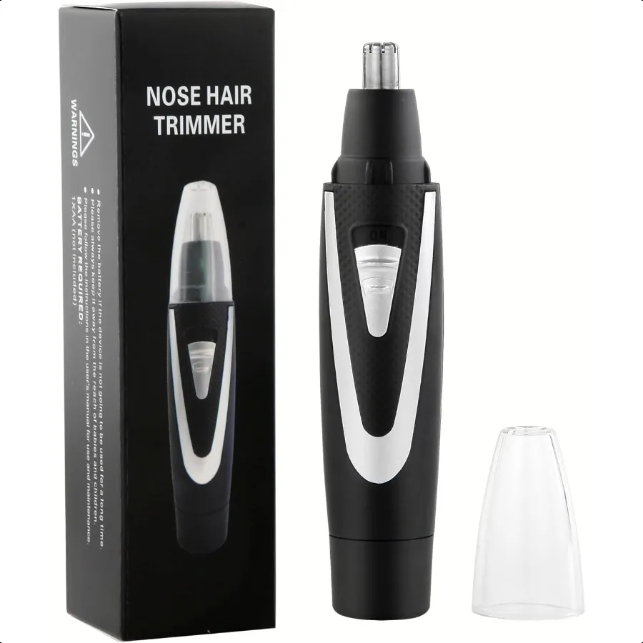 

Ear and Nose Hair Trimmer Clippers: 2025 Profional Painl Eyebrow Facial Hair Trimmers Remover for Men Women Battery Operated l