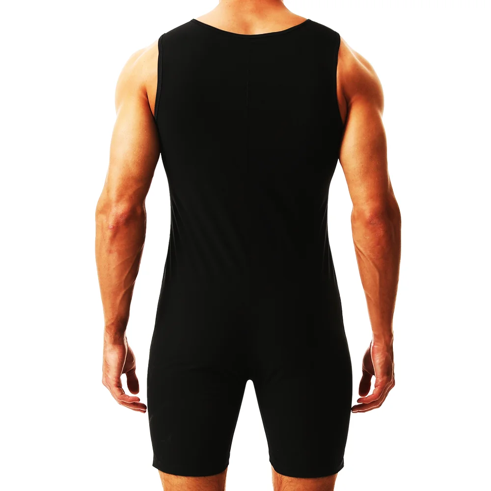 Men Sweat Sauna Bodysuits Waist Trainer Hot Thermal Slimming Body Shaper Corset Belly Control Gym Fitness Fat Burning Shapewear image 5