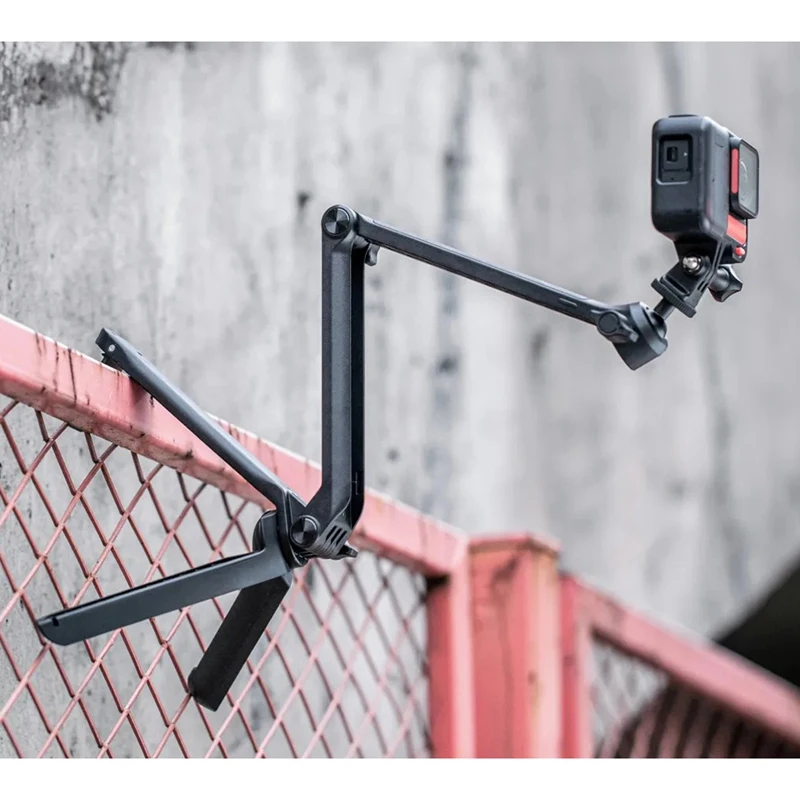 Per Insta360 treppiede portatile pieghevole Selfie Stick Tri-Fold comodo treppiede Magic Arm