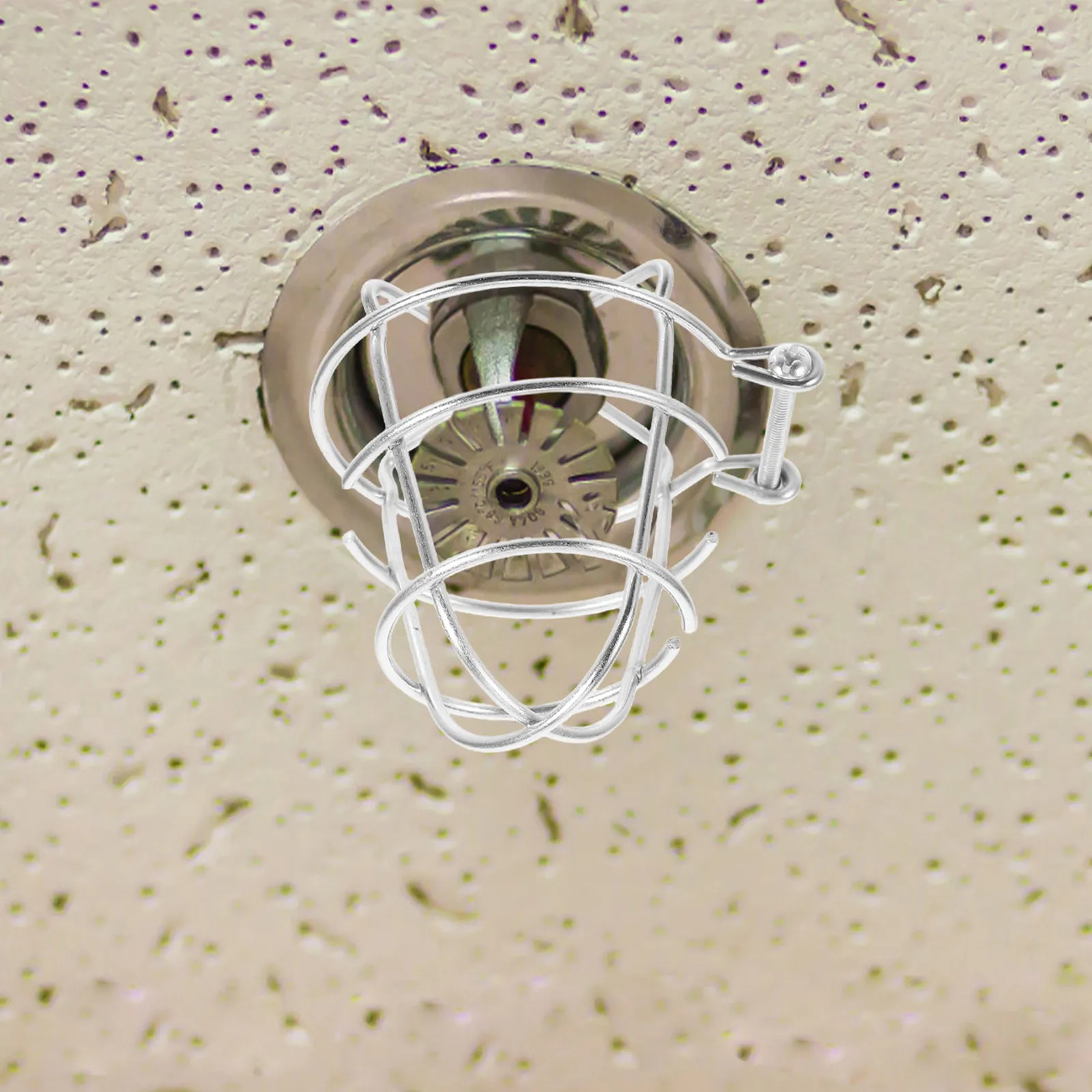 8 Pcs Sprinkler Cover Tool Extinguishing System Bracket Protection Fire Covers for Ceiling Cap Protectors Guard Silver view 2