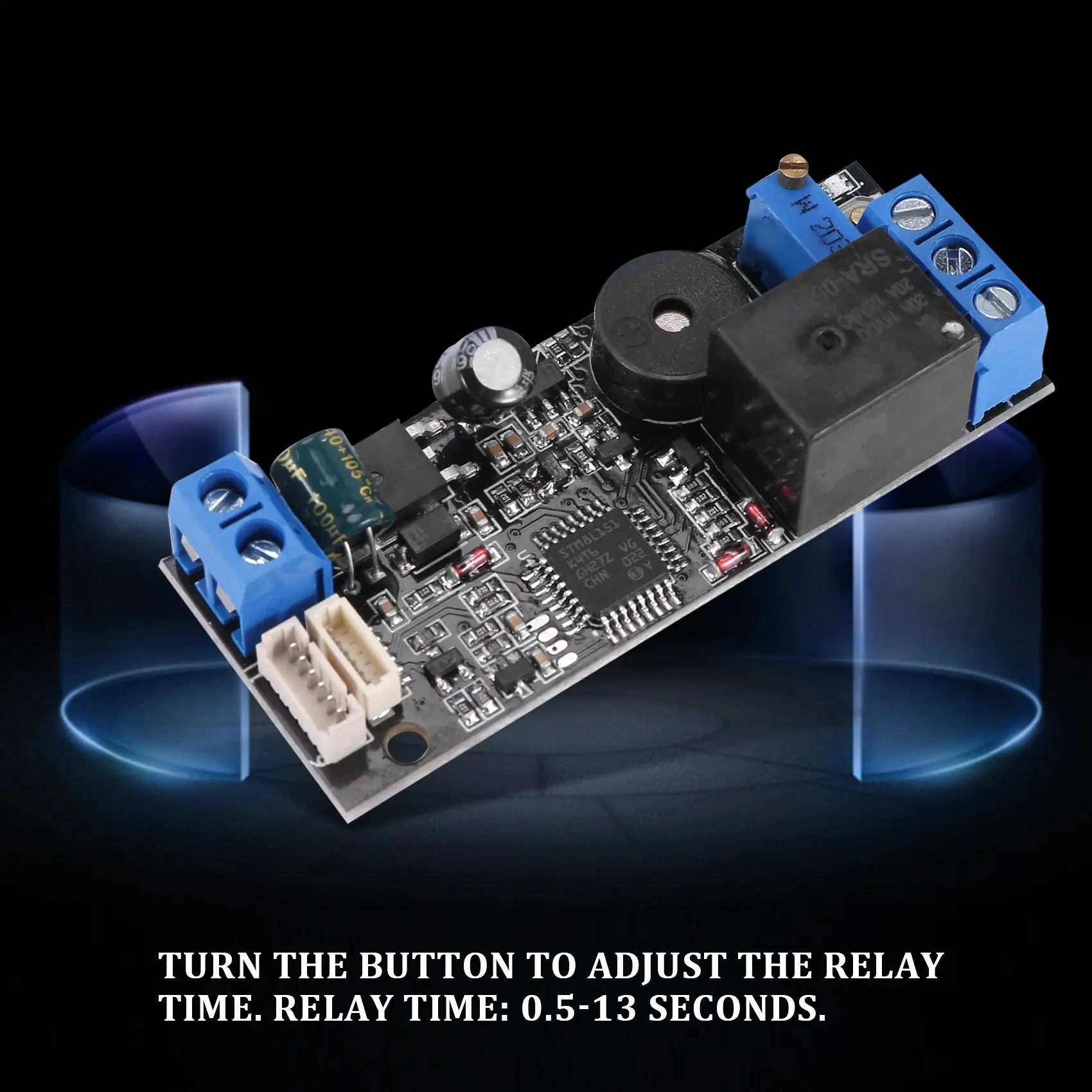 ?K202 DC12V Low Power Fingerprint Control Board + R503 Fingerprint Module Round Fingerprint Recognition Module