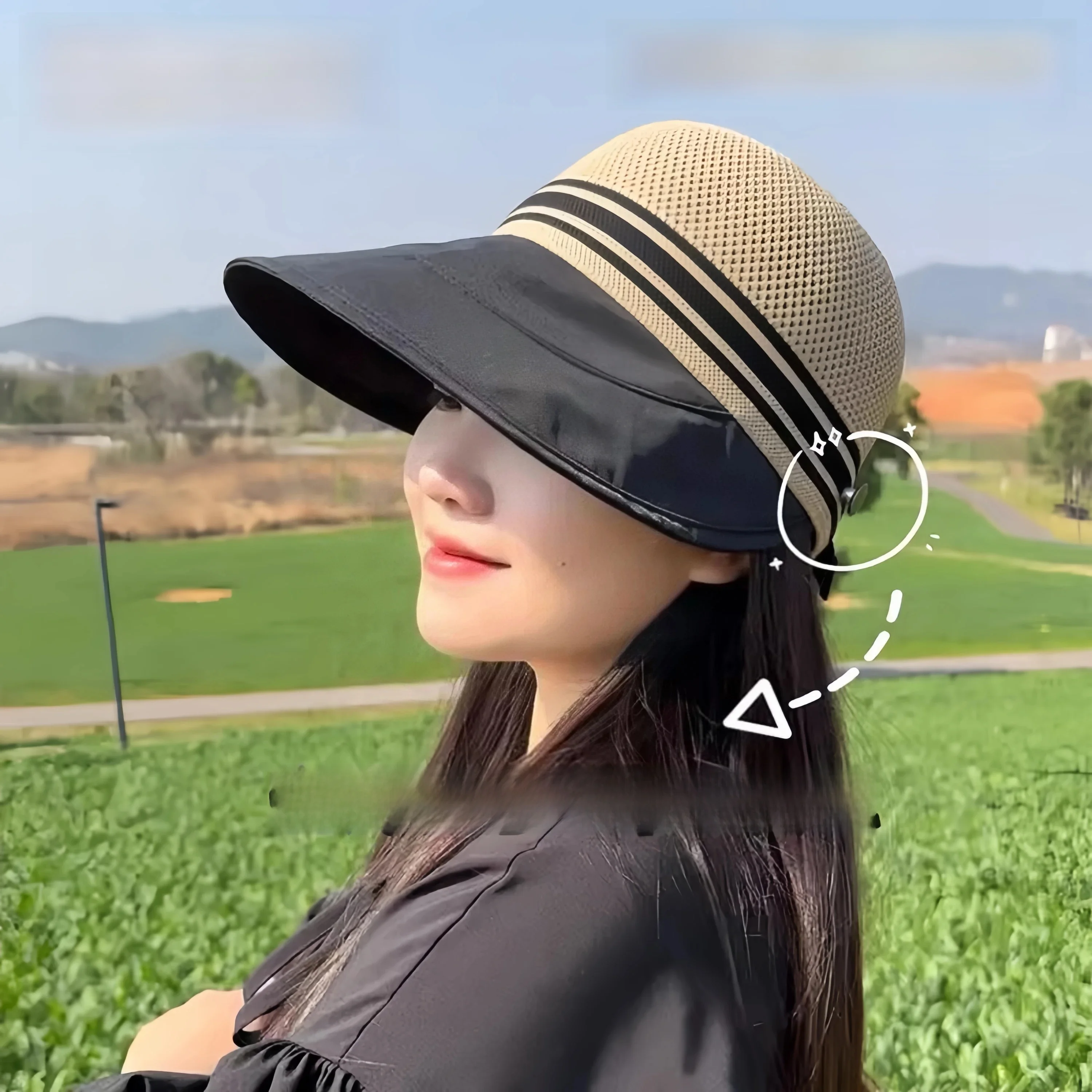 chapeau-a-large-bord-pour-femme-chapeau-d'ete-de-grande-taille-chapeau-de-pecheur-tisse-de-style-coreen-chapeau-polyvalent-respirant-en-maille-protection-solaire