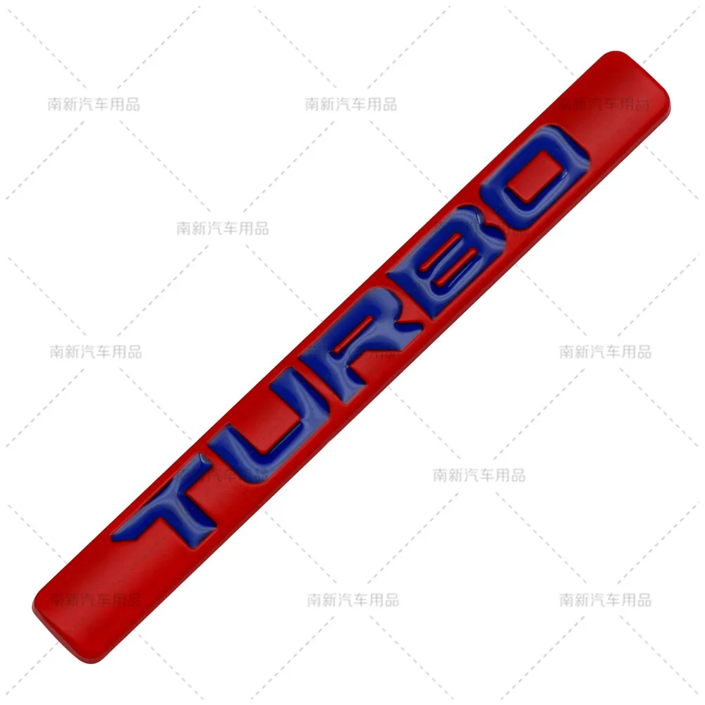 TURBO Metal Letter Emblem Badge Auto Rear Trunk Side Fender Sticker Decal For Honda Civic Accord Car Turbo Styling Accessories