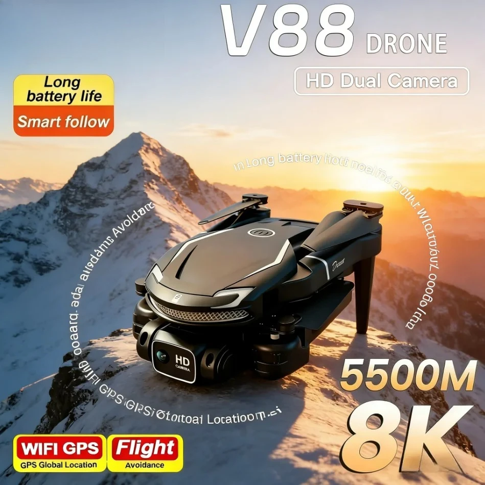 Оригинальный складной дрон V88 – обзор и цена Drone Rc Foldable