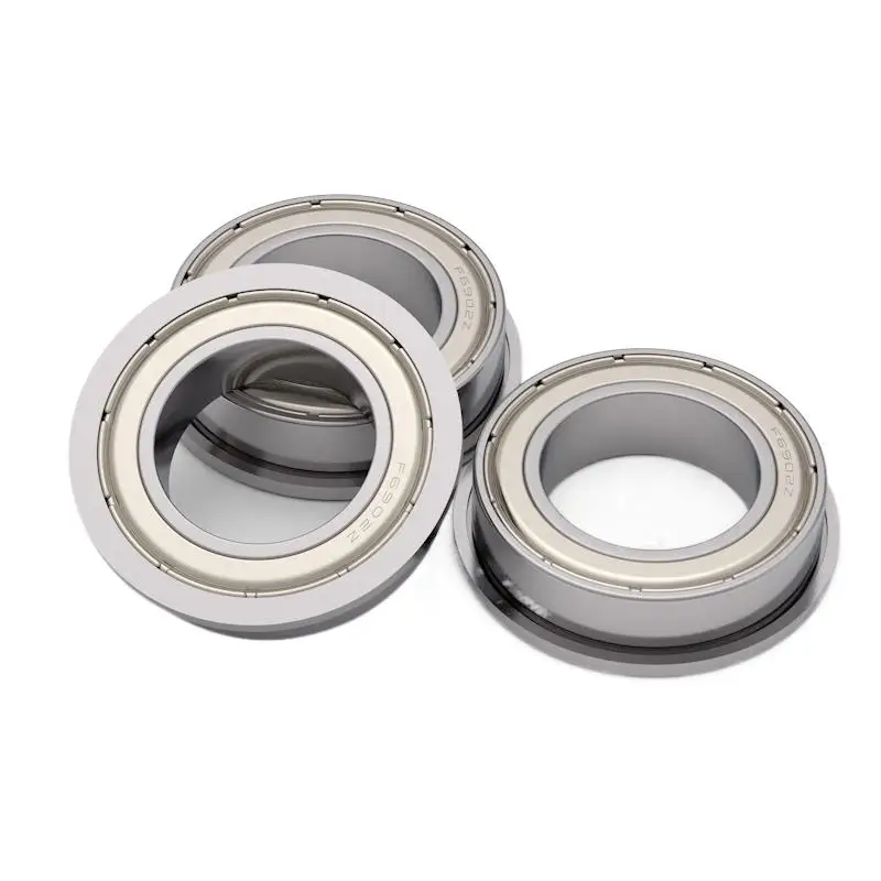 5/10PCS ABEC-5 Flange Ball Bearing F6900 F6901 F6902 F6903 F6904 F6905 F6906 ZZ Z RS Thin Wall Metal Shielded Flanged Bearings