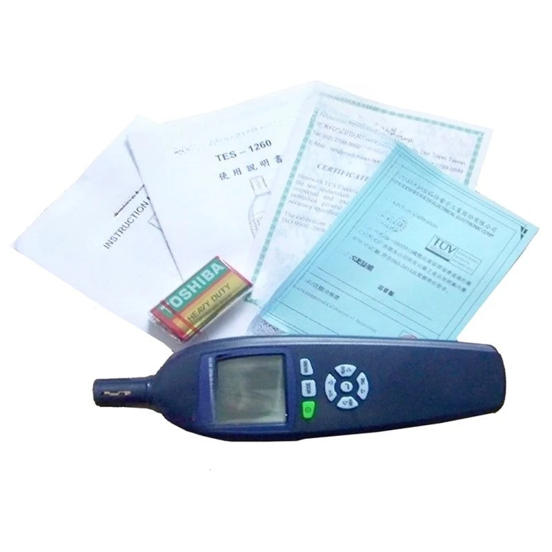 Hygrometer TES-1260 Environmental Digital Dew Point Wet Bulb Temperature and Humidity Test Instrument