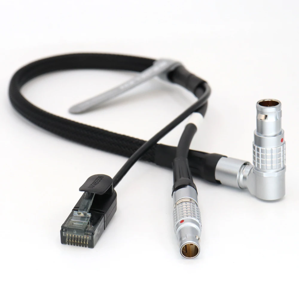 ARRI ALEXA (mannelijk) 1B 10-pins naar RJ45 Ethernet (mannelijk) camerabediening + 0B 2-pins (24V) kabel ﻿ - afbeelding 2