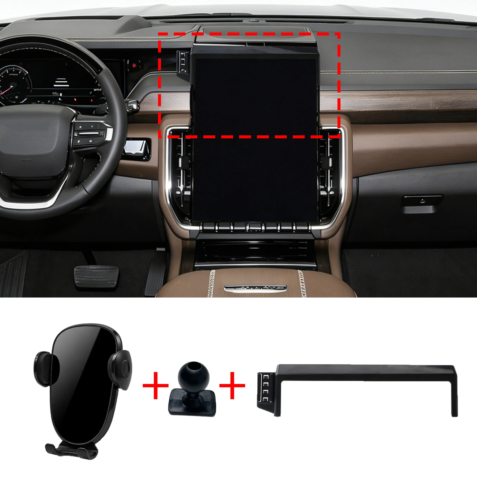 for GMC Yukon 2025 2026 2027 LHD  Mobile Phone Bracket, Dashboard Mount Simple Installation Car Accessories