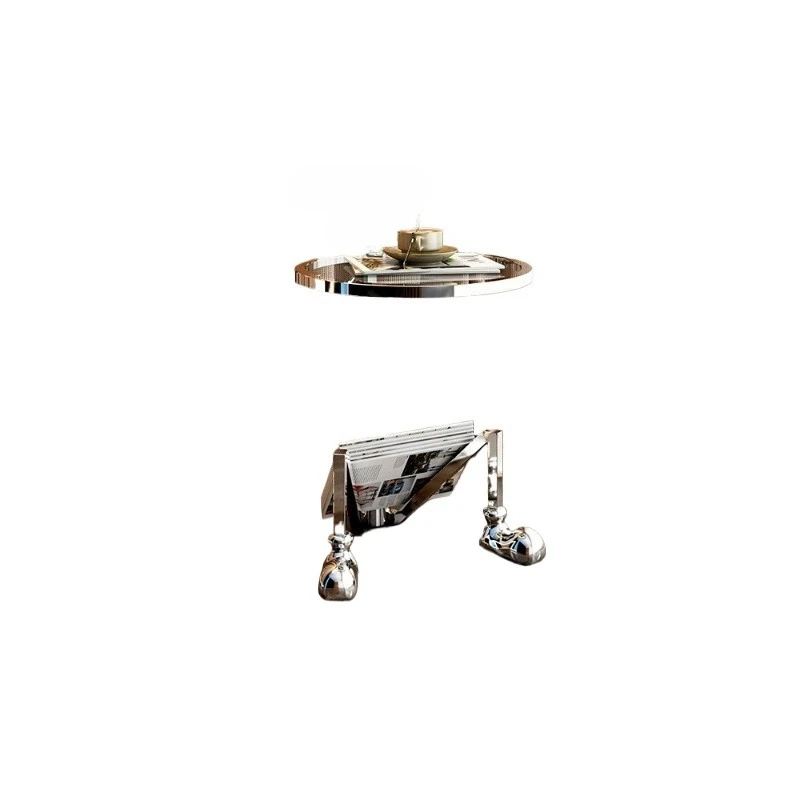 

Internet celebrity coffee table designer home sofa edge light luxury living room