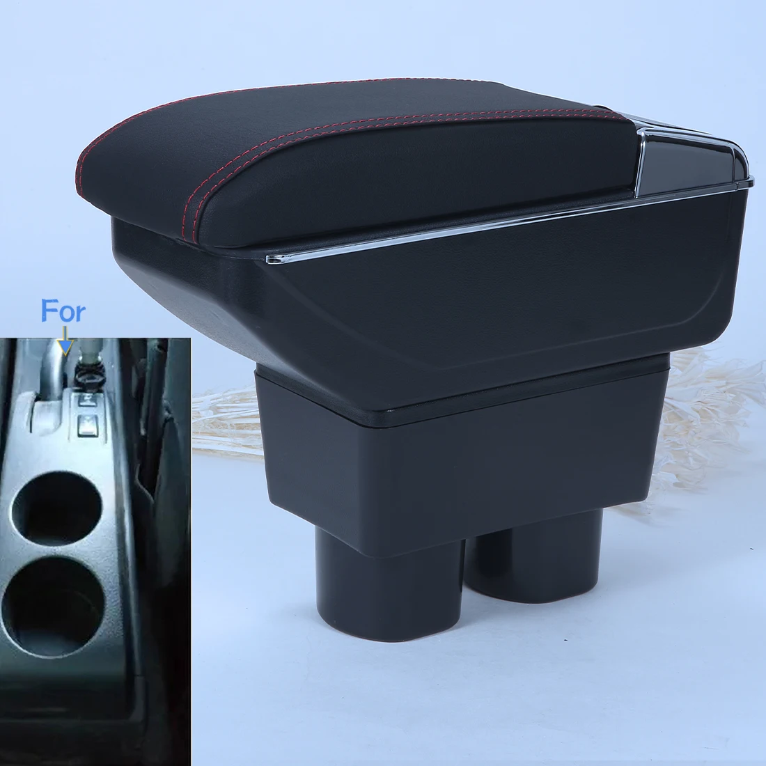 

Подлокотник для Nissan Tiida / Nissan Sylphy / Versa / Tiida C11 / Latio, автомобильный подлокотник, органайзер для хранения в салоне, регулируемая высота