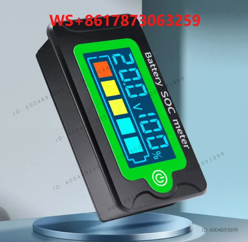 DC battery level meter, voltmeter, ternary lithium battery remaining power detector voltage measurement range DC8-100V