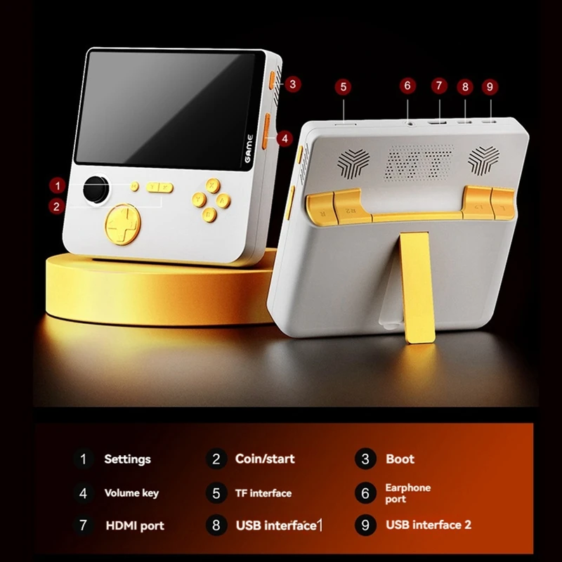 E5 Handheld Video Game Console 32G 10000 Games 5Inch HD Retro Game Console 6000Mah Support 13 Emulators