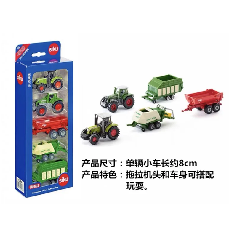 Diecast 1:55 Scale SIKU Agricultural Vehicle Car Alloy Model Toy Set 6286 6304 Boy Gifts Collection Souvenir Display Ornaments