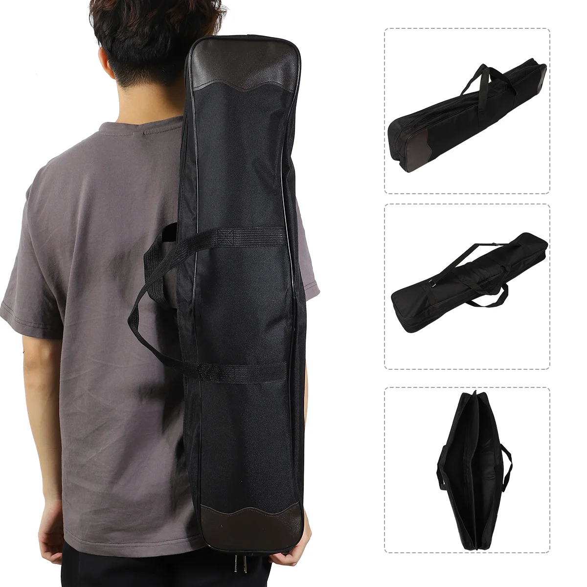 حقيبة تخزين القوس متعددة الوظائف الفاخرة، تصميم مضاد للتآكل لملحقات القوس والسهم المركب، سعة كبيرة وخفيفة الوزن