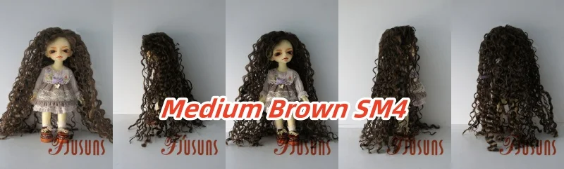 JD220 1/6 1/4 1/3 1/12 Blythes Extremely Long Curly Fashion Synthetic Mohair BJD Wig YOSD MSD SD Doll Accessories