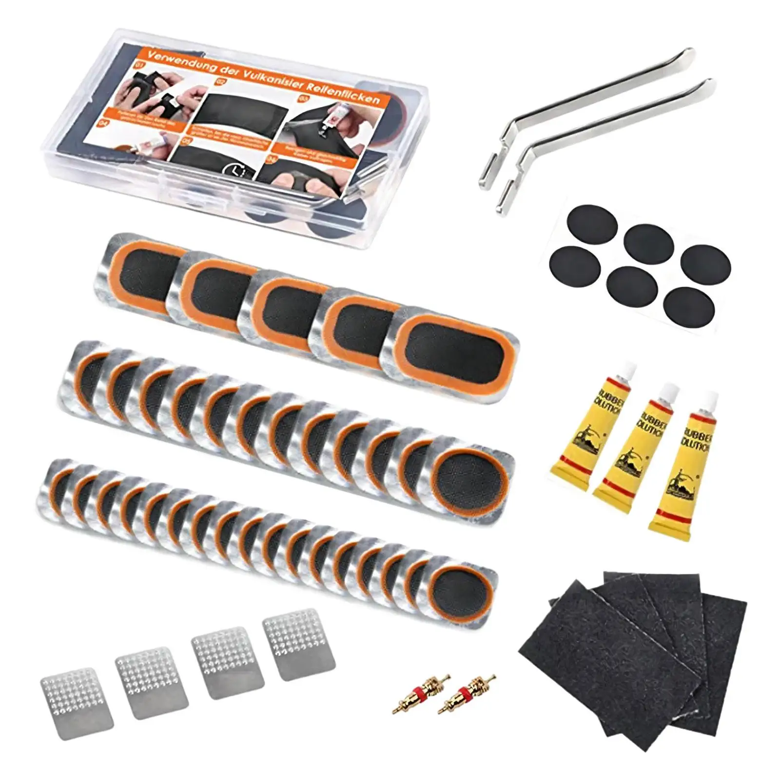 Bicycle Tire Repair Kit Portable Bicycle Tire Removal Tools Professional Lightweight Flat Tyre Repair for Cycling Mountain Bike image 3