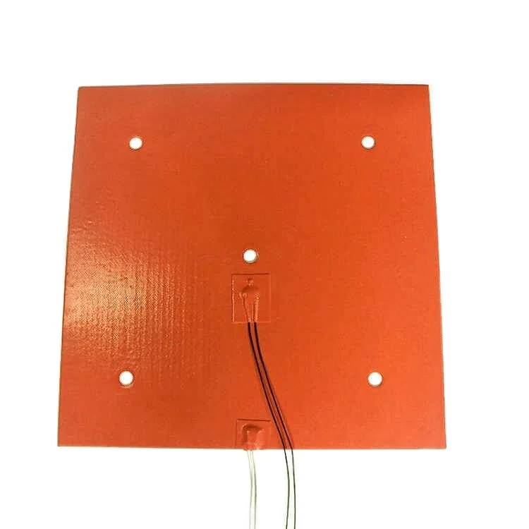 1000x1000mm Heating Elements Electric Silicone Rubber Heater 3d Printer Heater Heated Bed with PT100