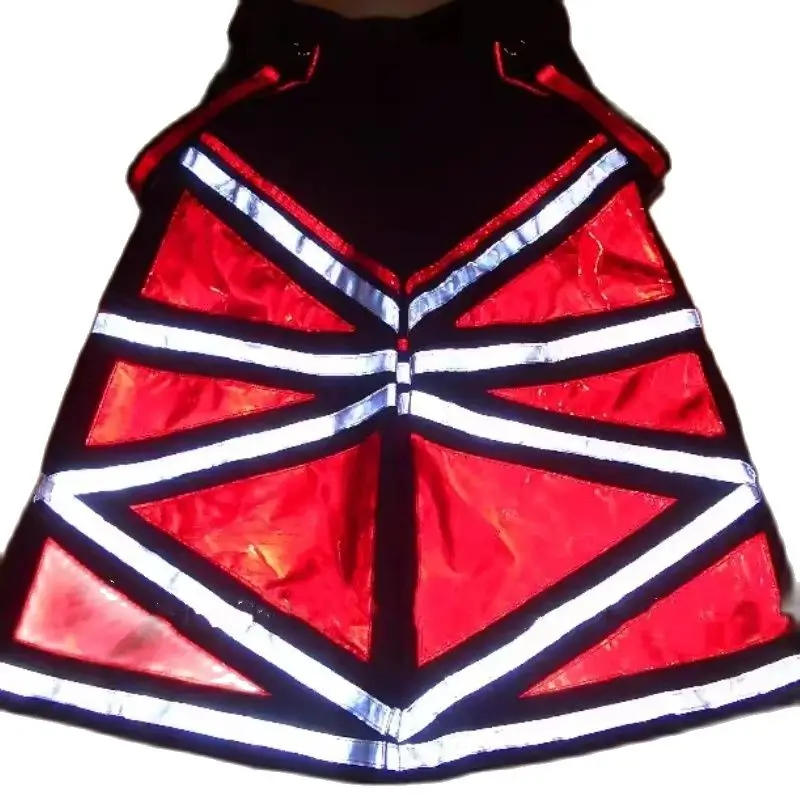 

Брюки для танцев Ghost Step, брюки для танцев Ghost, красные, белые светоотражающие брюки ночного видения, светящиеся брюки смерти, одежда для подростков, новинка