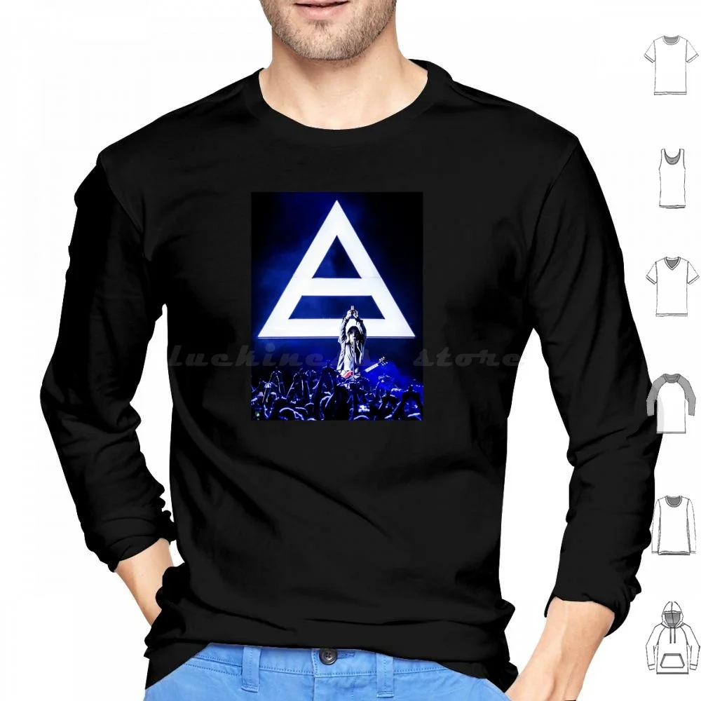 On Tour Hoodies Long Sleeve Band 30stm Jared Typography Echelon 30 Seconds To Music Punk Indie Thirty Second To Metal