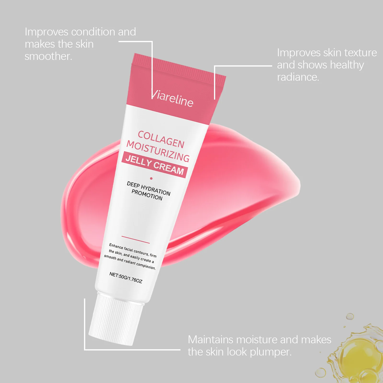 Collagen Moisturizer Brightening Revitalizing Hydrating Glowing Smoothing Firming Fade Fine Lines Soothing Repair Wrinkle Cream