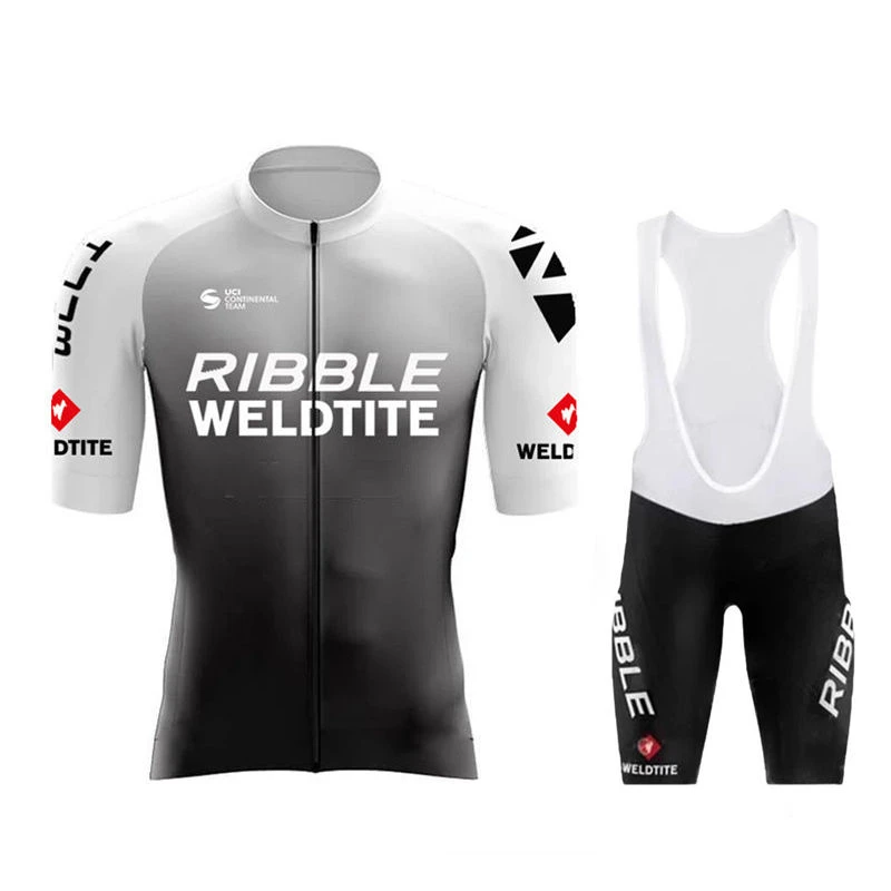 

Ribble Weldtite Team Cycling Jersey Set Summer Belgium Bicycle Breathable MTB Bike Clothing Maillot Ropa Ciclismo Uniform Suit