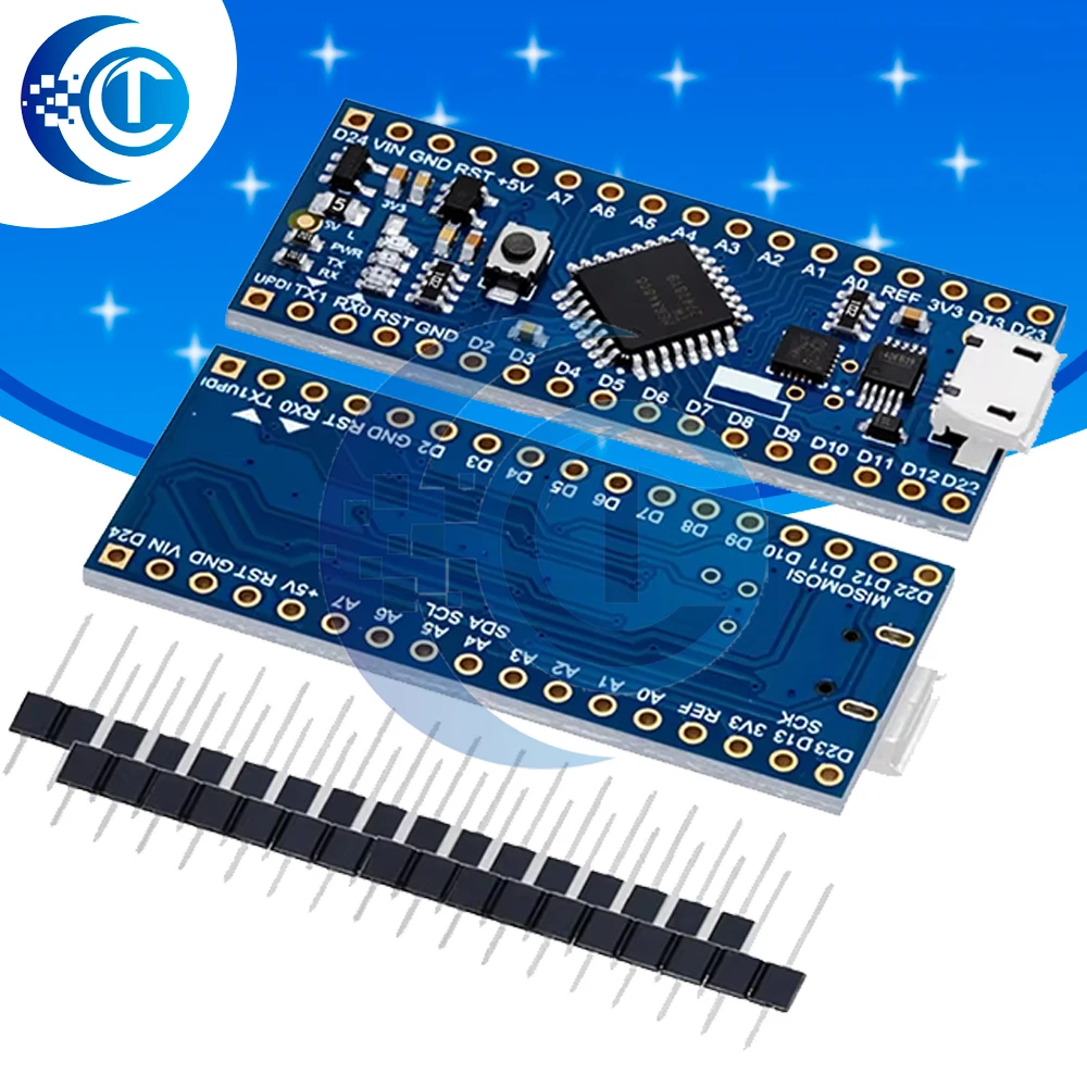 New arrival Nano  controller compatible for Arduino  Atmega4808 Upgraded Atmega328 CH340 UPDI Downloader