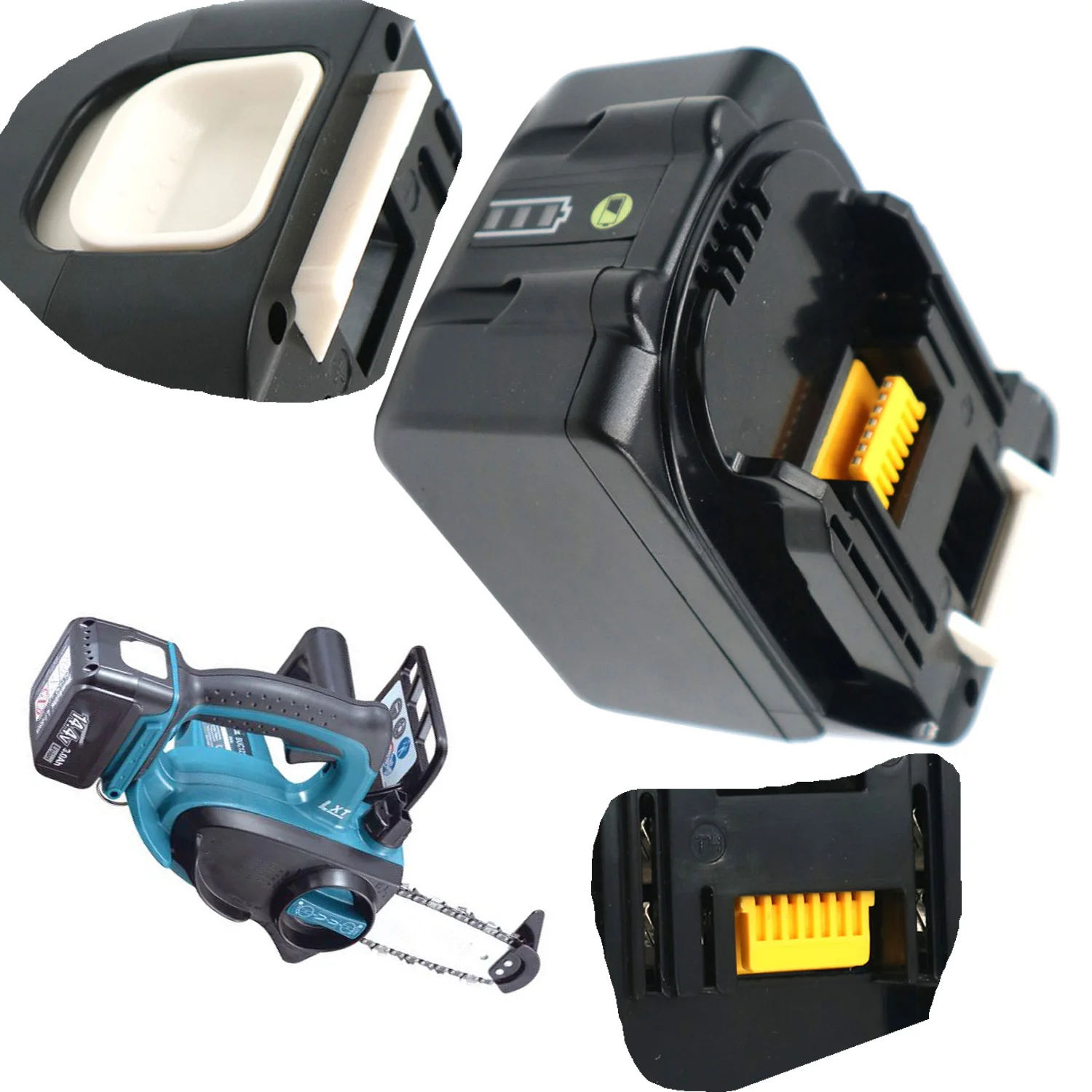 

Mak 14.4VB BL1430 BL1415 194066-1 194065-3 JT6226 LGG1230 LGG1430 MAK1430Li MET1821 Li-ion Battery Pack For Makita Tools