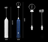 Electric Milk Frother Handheld Egg Beater Coffee Milk Drink Egg Mixer Foamer Kitchen Cooking Tool Cooking Accessories  Whisk