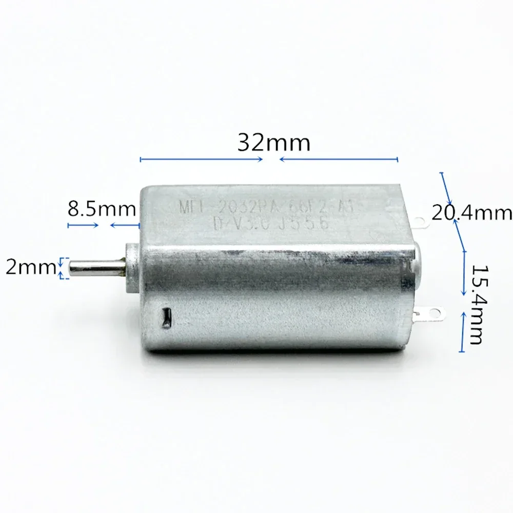 Mini FF-180-2665/42 DC Motor High Speed Strong Magnetic 180 DC Motor DC 3V 3.7V 6V 7000-13500RPM Toy Car Electric Machine