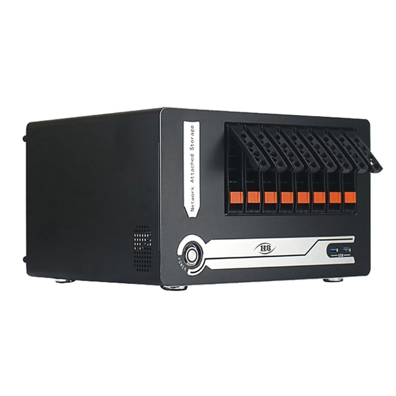 Nas Series 8-bay Mini Server Hot Plug Chassis Network Data Storage Industrial Control Equipment