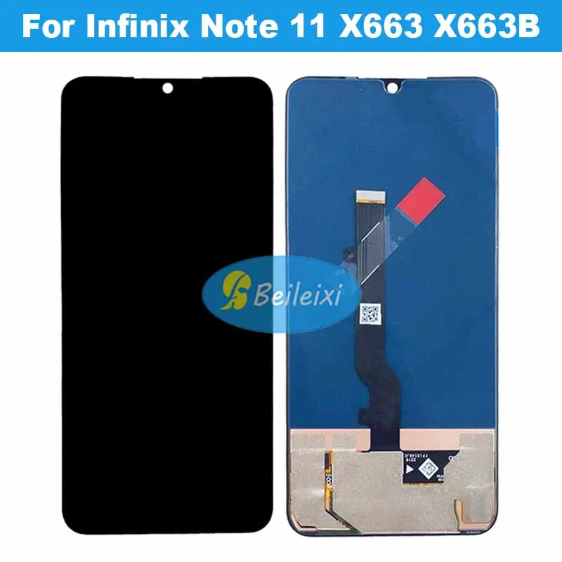 

For Infinix Note 11 X663 X663B LCD Display Touch Screen Digitizer Assembly