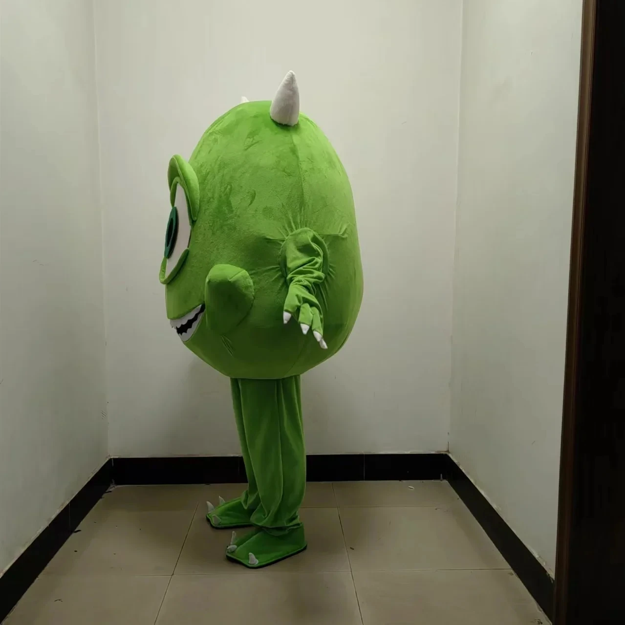 Anime Cartoon Mascot Costume Monsters University Mike Wazowski Cartoon Character Mascot Advertising Costume Fancy Dress Party
