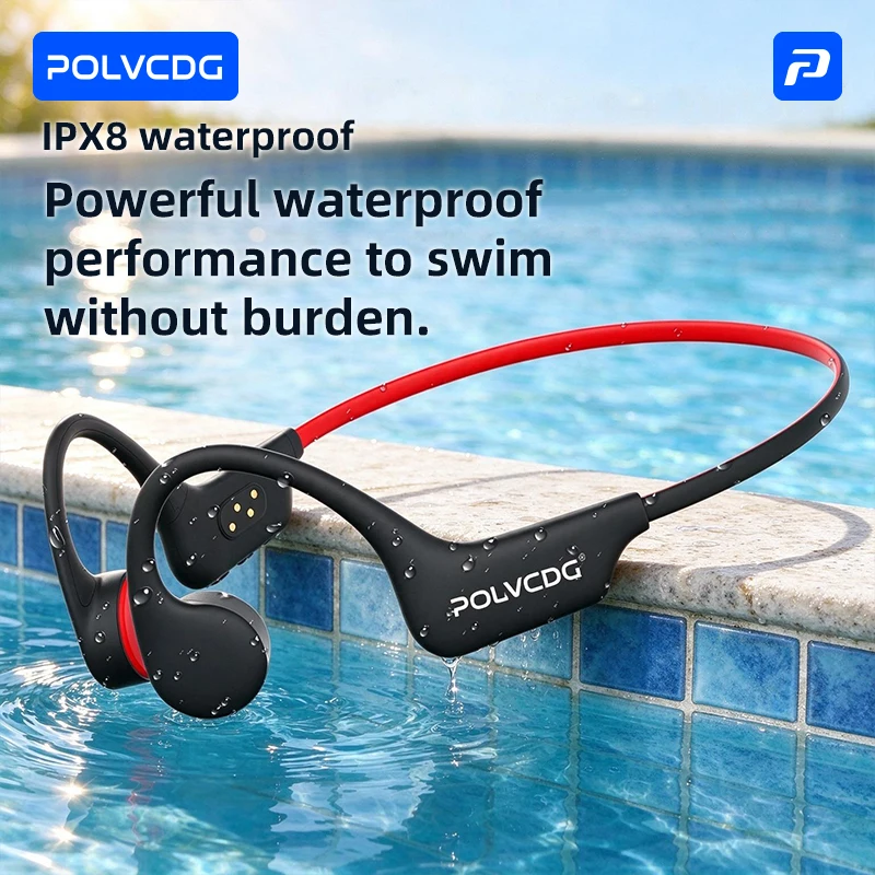 Bone Conduction Headphones Swimming Ip68 - Новые спортивные наушники X6 с костной