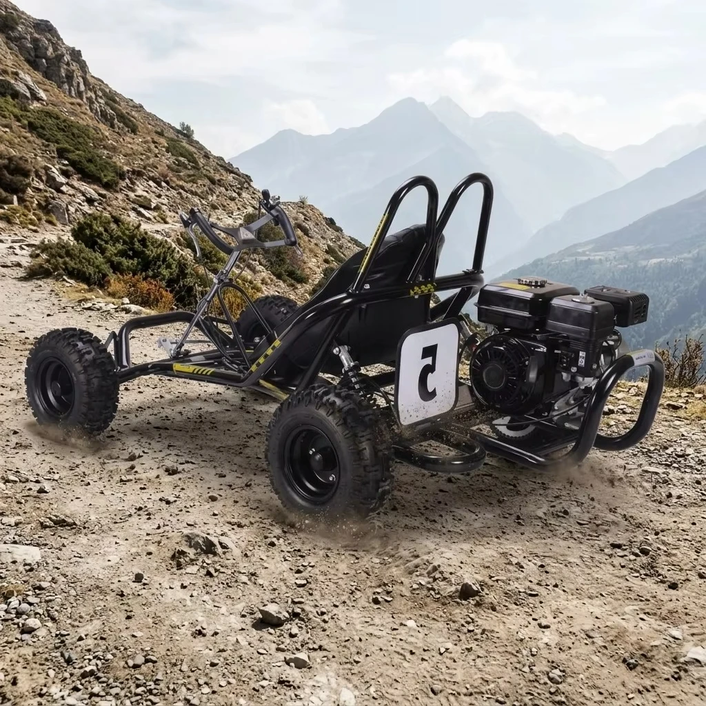 212CC 4 Stroke Off-Road Go Kart with Shaft Drive, Maximum Speed 60km/h, good shock absorption effect