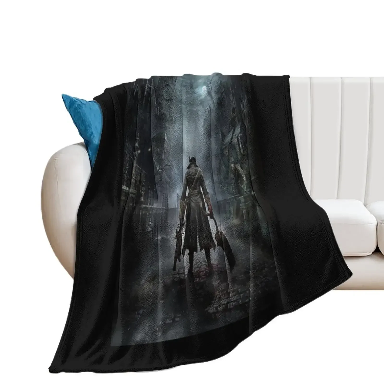 

Bloodbore poster Graphic T-Shirts Phone Cases & Skins Throw Blanket Plaid on the sofa Soft Plush Plaid Fashion Sofas Blankets