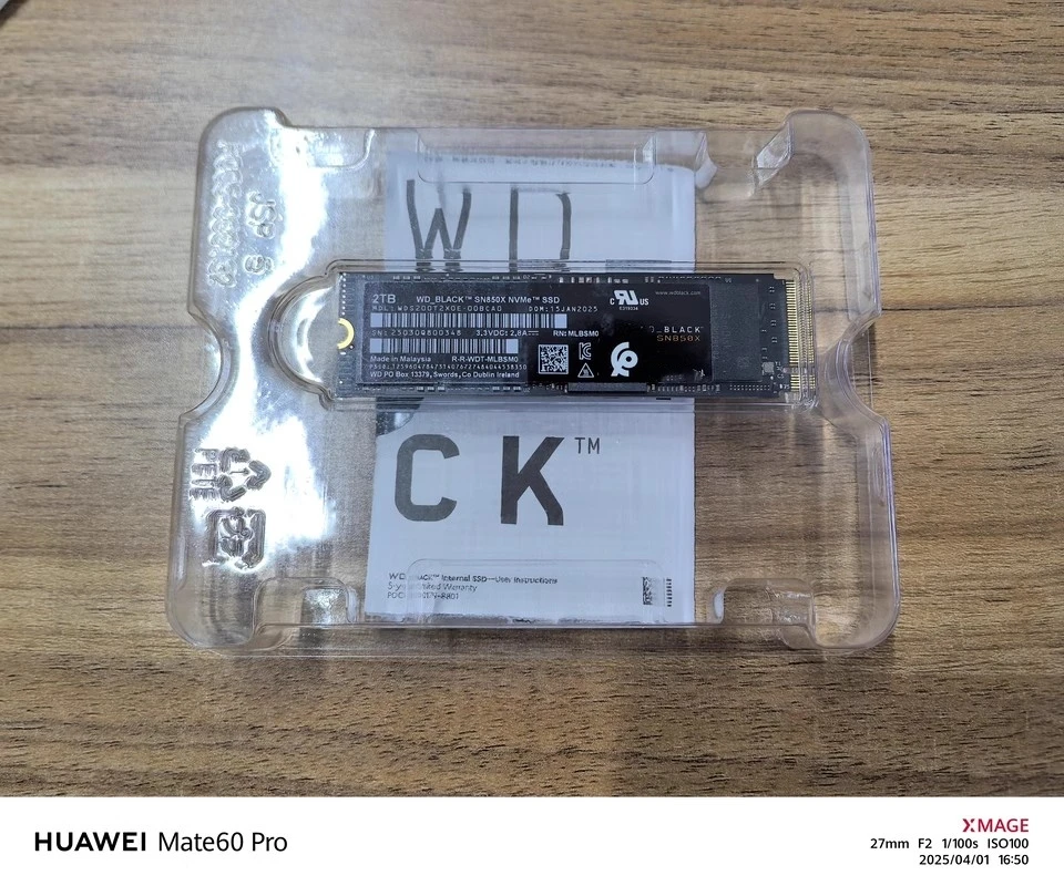 Original SN850X SSD SN7100 1TB 2TB 4TB NVMe Gen4 M.2 2280 PCIe4.0X4 Solid State Disk for PS5 For WD_BLACK Western Digital