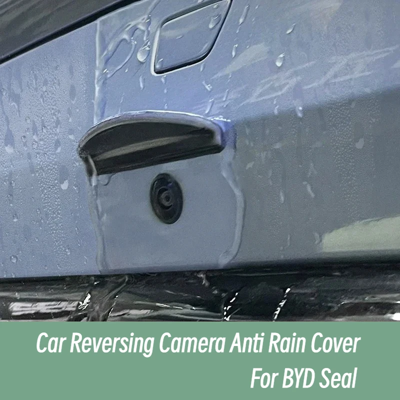 

Для автомобильной камеры заднего вида BYD Seal 2023, защита от дождя, водонепроницаемая защита от дождя, козырек, затенение, 1 шт. ABS