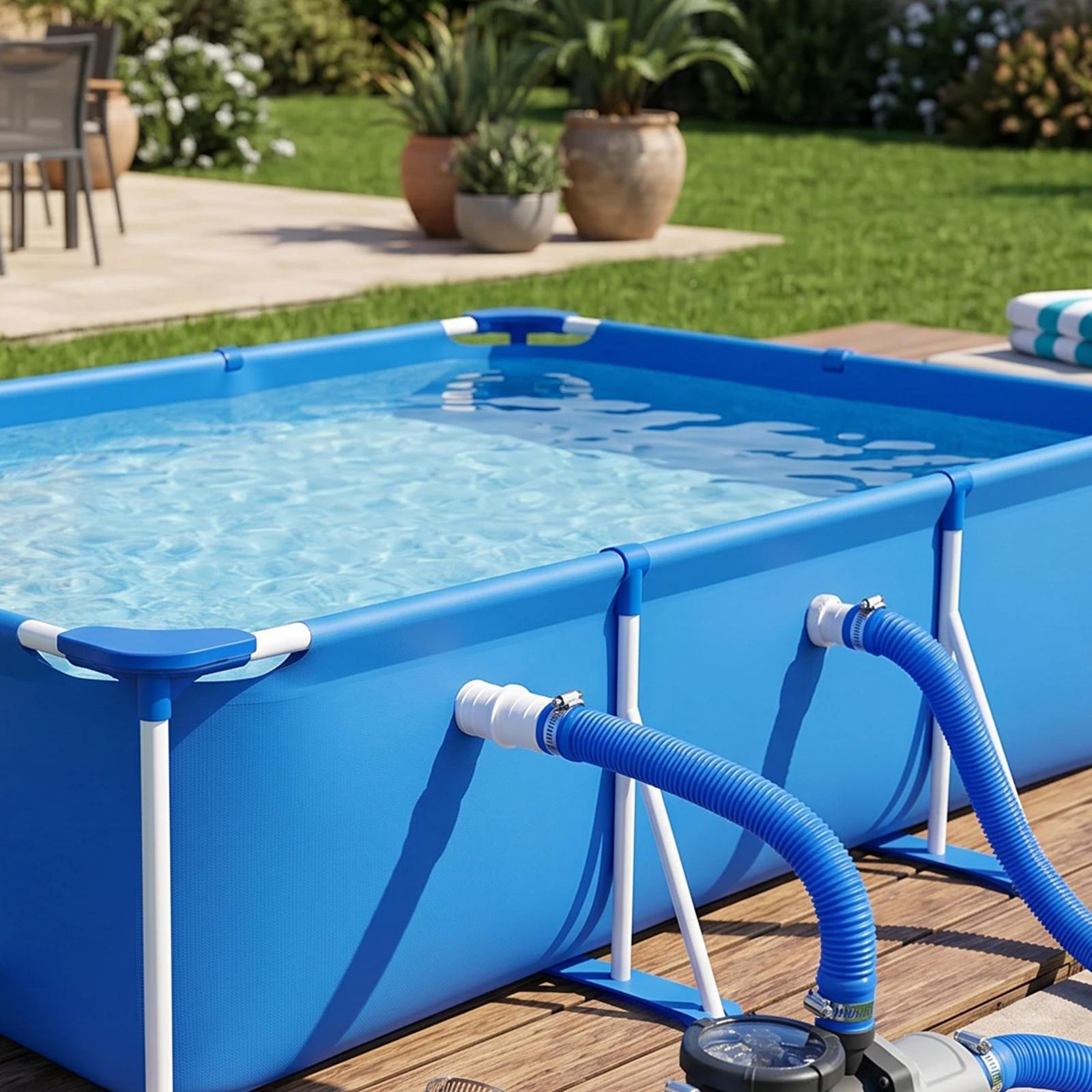 1.5m Swimming Pool Pump Replacement Hose Leak-Proof Inflatable Hot Spring Pools Hose 32mm For INTEX 300/330/530/1000 Accessory
