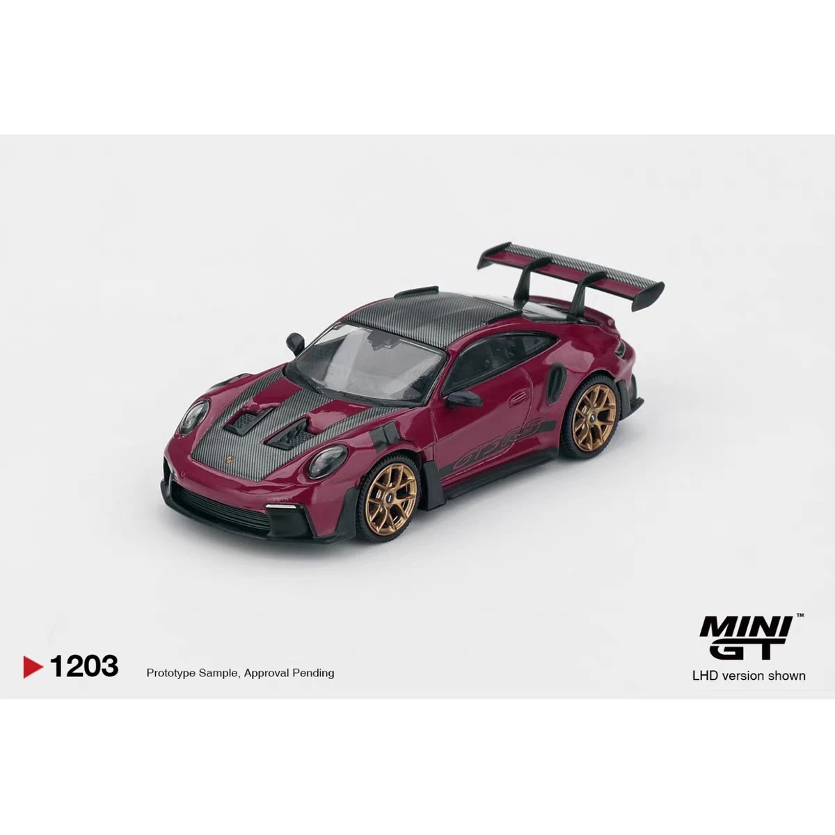 In Stock MINIGT 1:64 Porsche 911 (992.1) Rubystone Red Set Porsche 911 (992) GT3 RS Weissach Packaging Alloy Die Cast Car Model